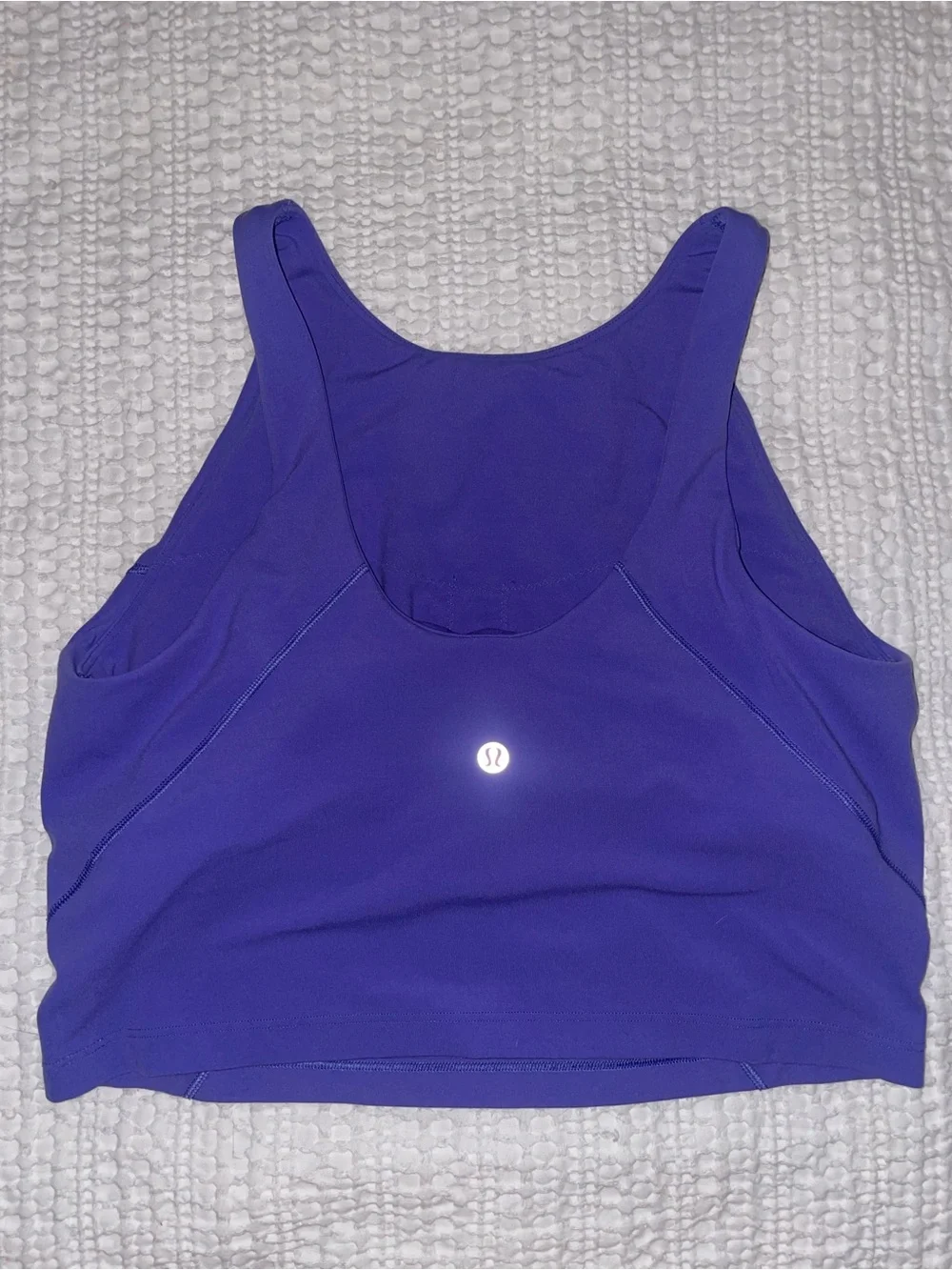 Lululemon charged indigo Purple Women's Cropped Tank Top sz 10